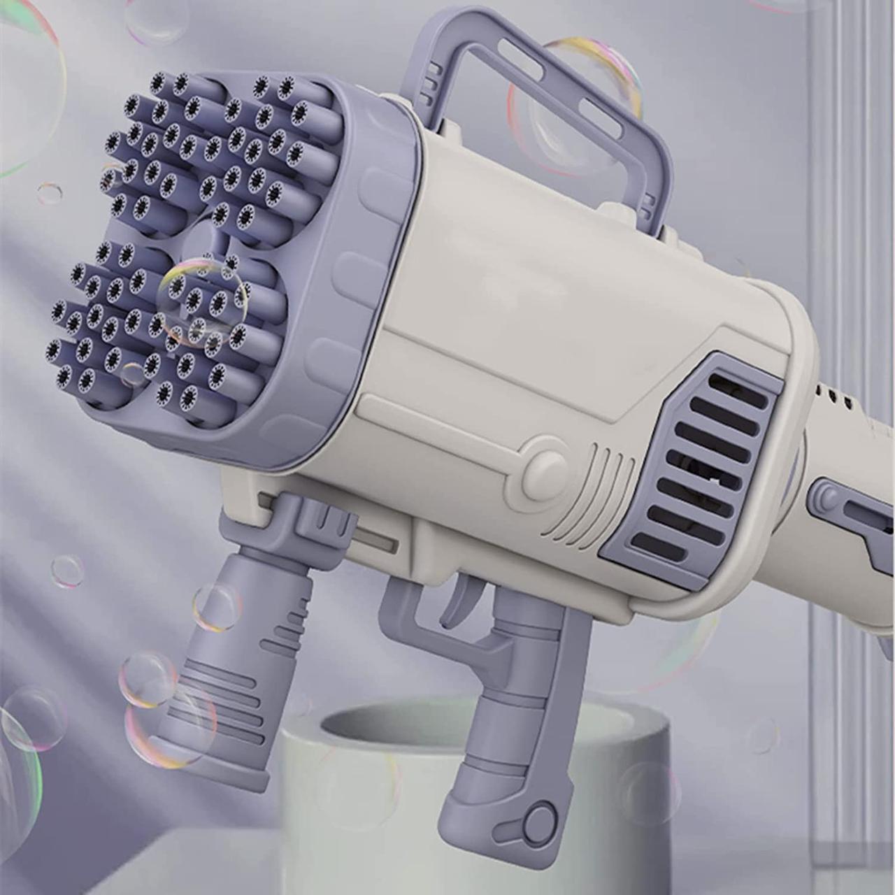 Детский пулемет для создания мыльных пузырей BAZOOKA BUBBLE MACHINE (36 отверстия) - фото 10 - id-p180268218