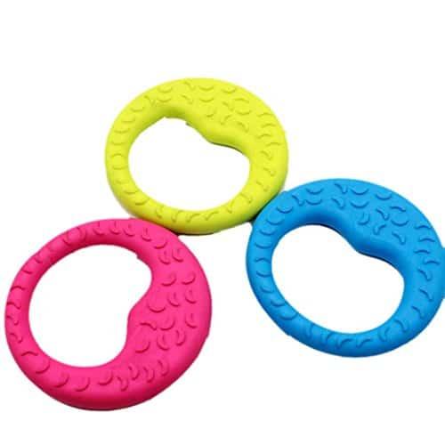 Игрушка для собак "Кольцо" литая термопластичная резина 9 см - фото 1 - id-p98302936