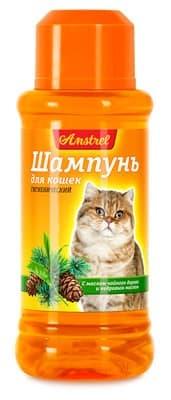 Шампунь для кошек с маслом чайного дерева и кедровым маслом "Amstrel" 120 мл (001476) - фото 1 - id-p156388008