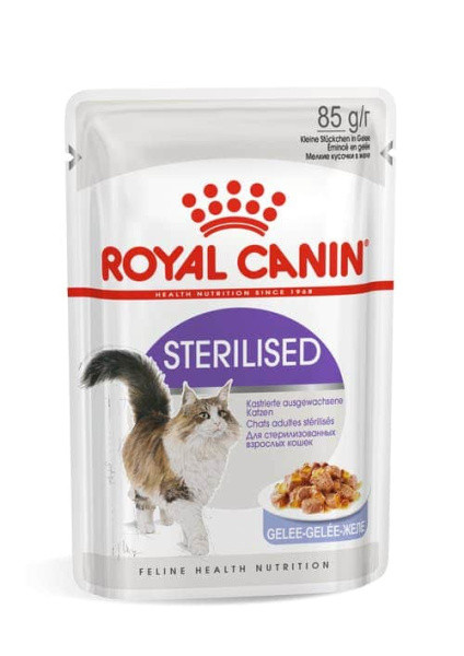 Влажный корм для кошек Royal Canin Sterilised (желе) - фото 1 - id-p98304128