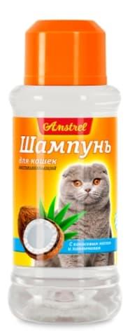 Шампунь для кошек с кокосовым маслом и пантенолом "Amstrel" 320 мл (000585)