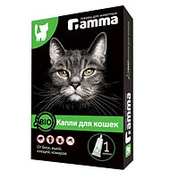 Биокапли от паразитов для кошек 1 пипетка по 1 мл Gamma (22302001)