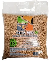 Древесный наполнитель Four pets 5 кг