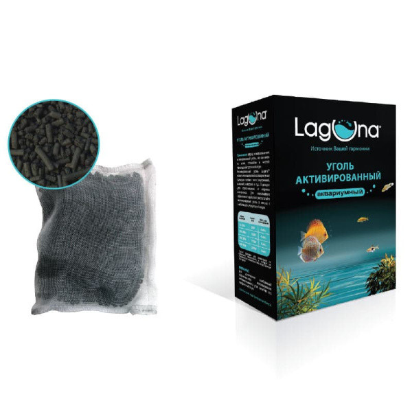 Уголь активированный для аквариума Laguna 500 г (73804001) - фото 1 - id-p111052626