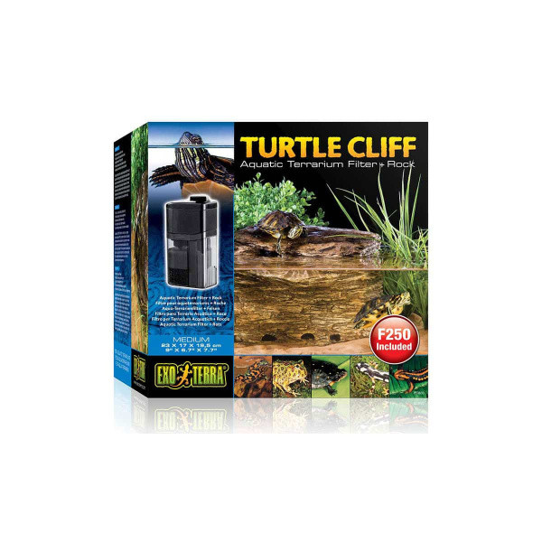 Черепашья скала с фильтром для воды Turtle-Cliff PT3655 (H236553) - фото 1 - id-p163883229