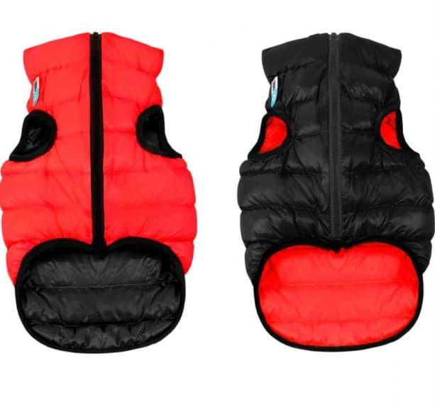 Курточка двухсторонняя AiryVest S дл. 38-40 см красный/черный (1584) - фото 1 - id-p175167767