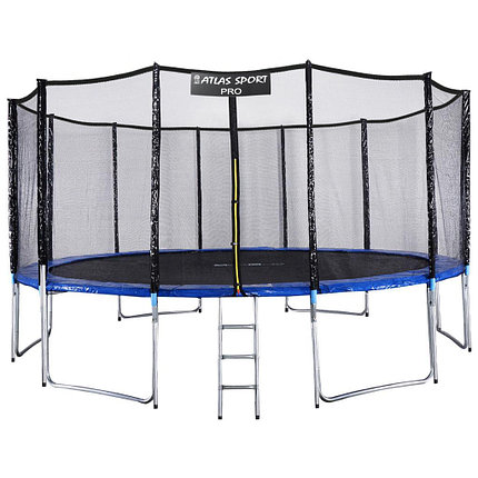 Батут Atlas Sport 490 см (16ft) PRO BLUE, фото 2