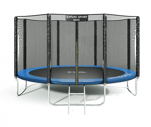 Батут Atlas Sport 435 см - 14ft Basic BLUE, фото 2