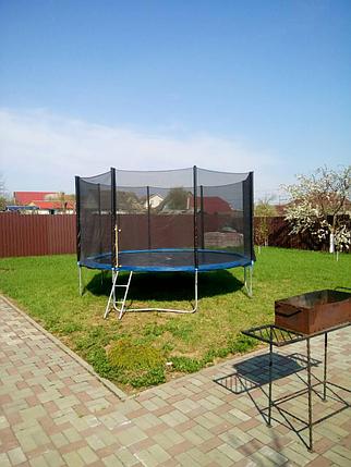 Батут Atlas Sport 435 см - 14ft Basic BLUE, фото 2