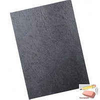 Обложка для перфобиндера Leather Grain, А4, картон, 230 г/м2, 100 штук, черная
