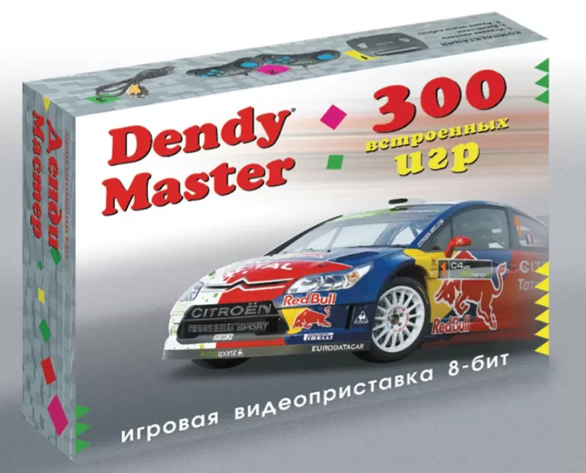 Игровая приставка Dendy Master 300 игр