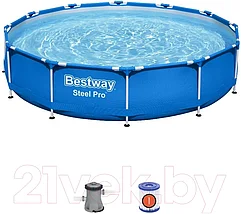 Каркасный бассейн Bestway Steel Pro 56706, фото 2
