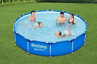 Каркасный бассейн Bestway Steel Pro 56706, фото 3