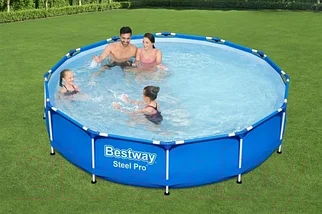 Каркасный бассейн Bestway Steel Pro 56706, фото 2