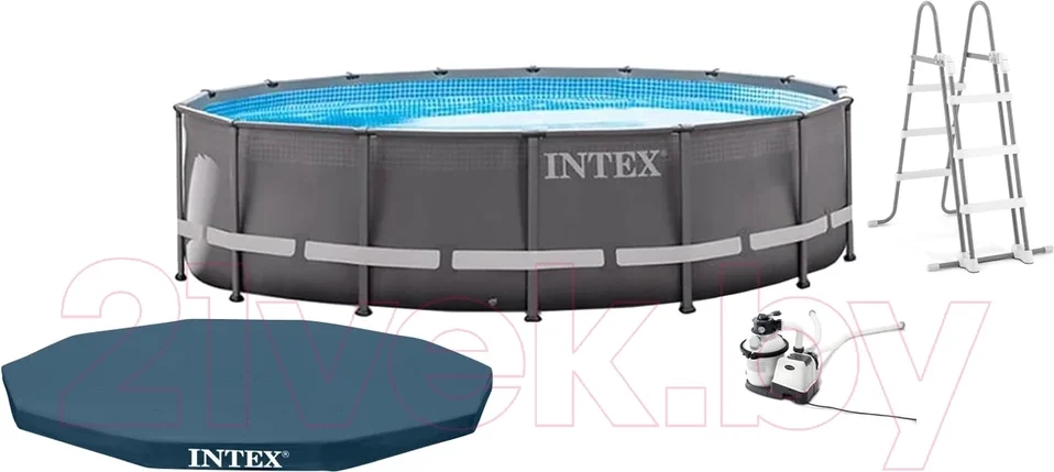 Каркасный бассейн Intex Ultra Frame / 26326NP (488x122), фото 2