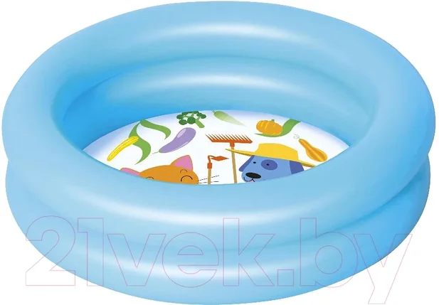 Надувной бассейн Bestway Kiddie Pool 51061 (61x15), фото 2
