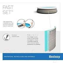 Надувной бассейн Bestway Fast Set 57376 (396x84), фото 2