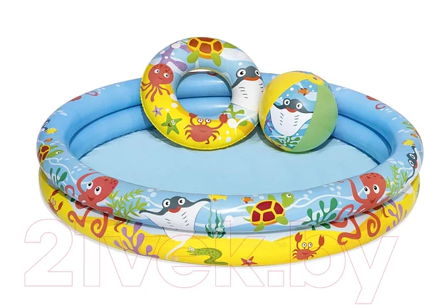 Надувной бассейн Bestway Play Pool Set 51124 (122x20), фото 2