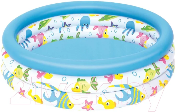 Надувной бассейн Bestway Coral Kids 51008 (102x25), фото 2