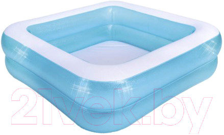 Надувной бассейн Jilong Mosaic Square 2-Ring Pool / 51005 (145x145x45), фото 2