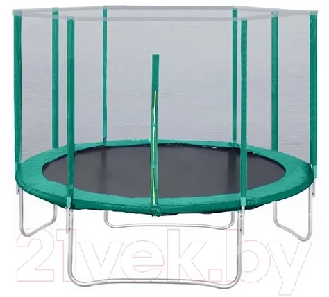 Батут KMS sport Trampoline 14 (d4.3м, зеленый), фото 2