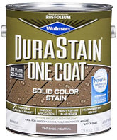 Водная кроящая суперстойкая пропитка усиленная полиуретаном WOLMAN DuraStain® Solid Color Stain