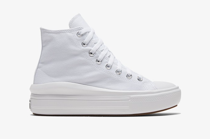 Кеды Converse Chuck Taylor 70 на платформе белые