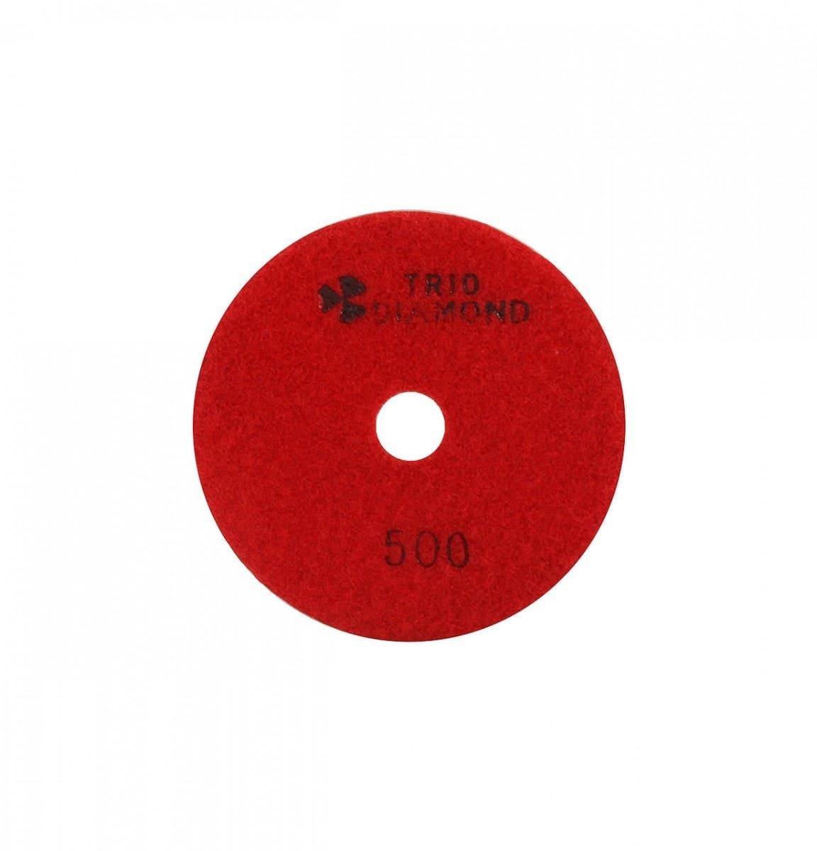 Алмазный гибкий шлифовально - полировальный круг АГШК Черепашка 100мм № 500