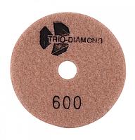 Алмазный гибкий шлифовально - полировальный круг АГШК Черепашка 100мм №600
