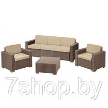 Комплект мебели Калифорния сет (California 3 seater set) капучино