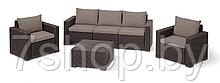 Комплект мебели Калифорния сет (California 3 seater set) коричневый