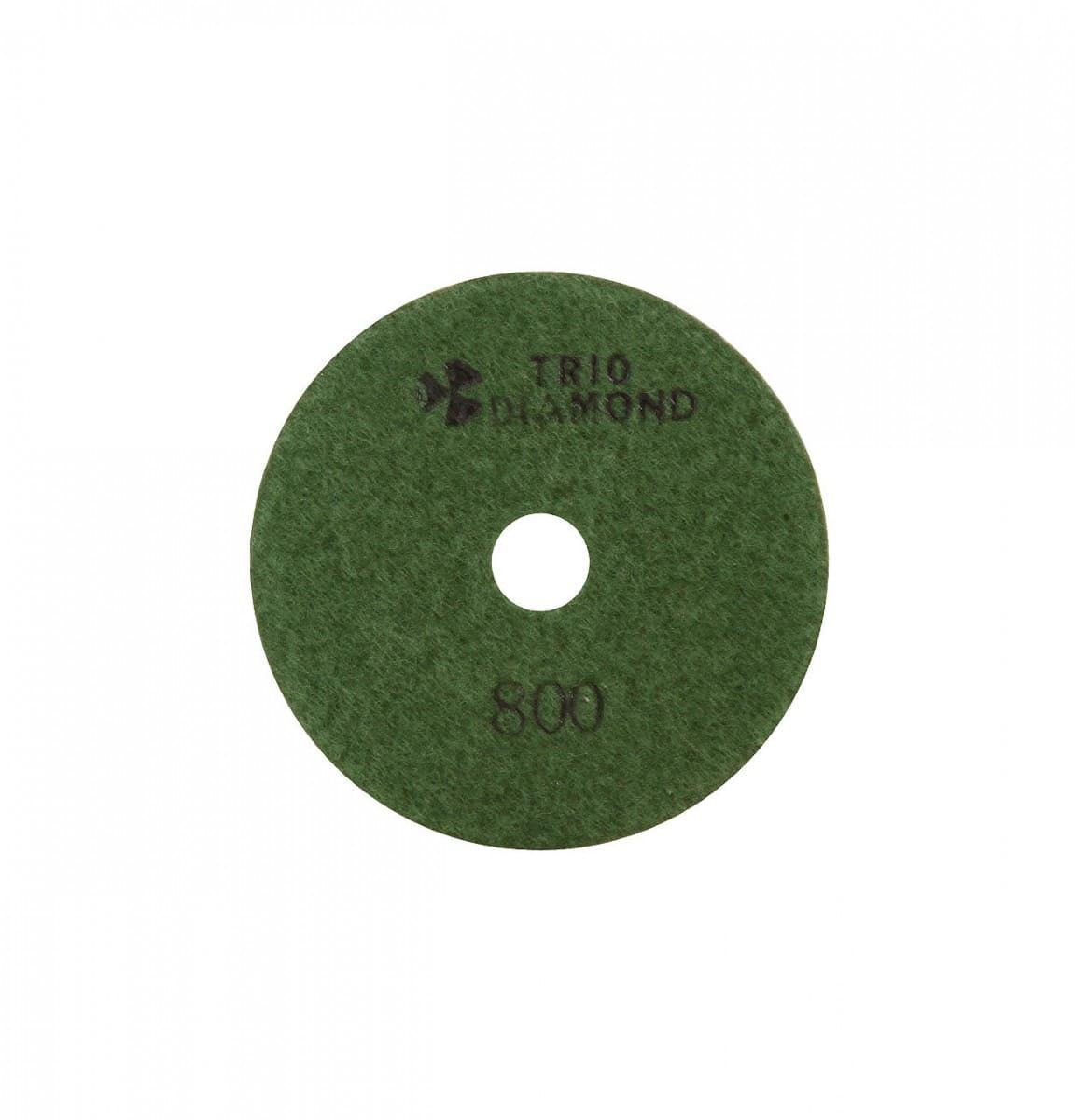 Алмазный гибкий шлифовально - полировальный круг АГШК Черепашка 100мм № 800