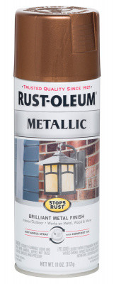 Эмаль (антикоррозийная с эффектом металлика) Stops Rust Metallic Spray - фото 1 - id-p180299153