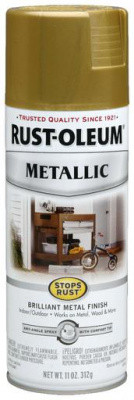 Эмаль (антикоррозийная с эффектом металлика) Stops Rust Metallic Spray - фото 1 - id-p180299784