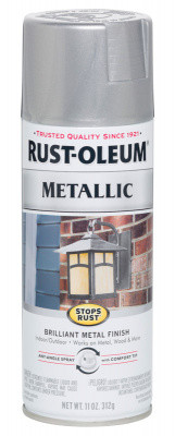 Эмаль (антикоррозийная с эффектом металлика) Stops Rust Metallic Spray - фото 1 - id-p180299821