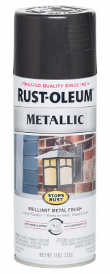 Эмаль (антикоррозийная с эффектом металлика) Stops Rust Metallic Spray - фото 1 - id-p180299861