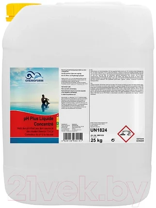 Средство для регулировки pH Chemoform pH-Плюс жидкое (25кг), фото 2