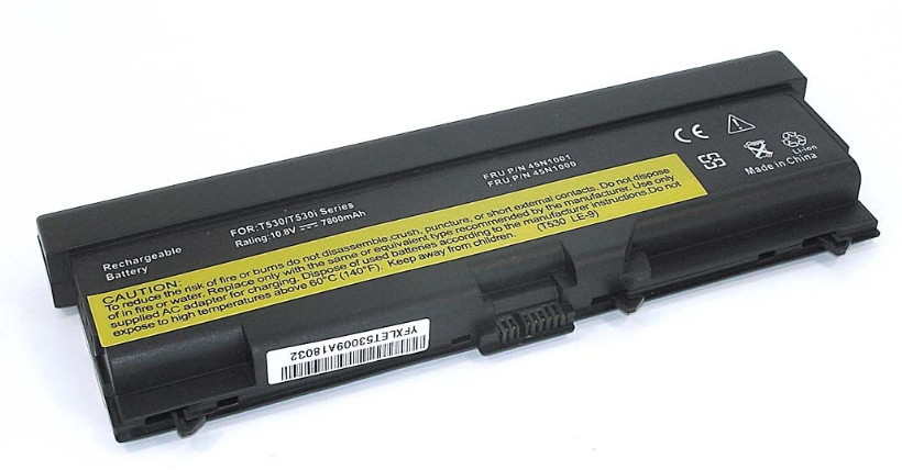 Аккумулятор (батарея) для ноутбука Lenovo ThinkPad T430 T530 (45N1001) 11.1V 8400mAh