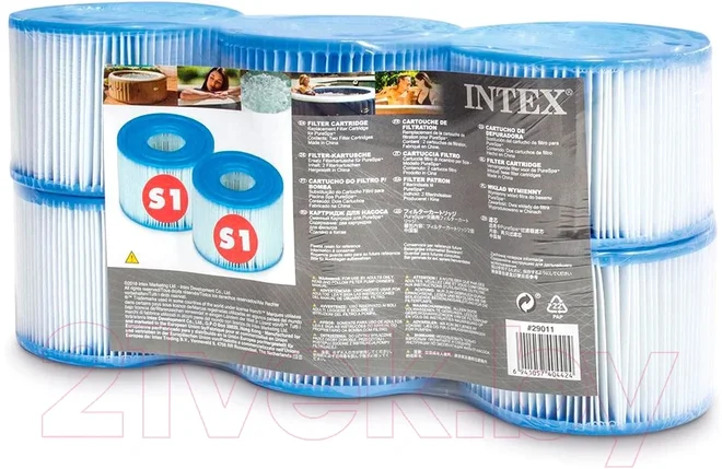 Набор фильтр-картриджей для бассейна-джакузи Intex PureSpa 29011, фото 2