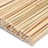 Шампуры для шашлыка, бамбук, 100 штук, d=3 мм х 250 мм, PATERRA, фото 2