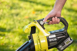 ONE + / Воздуходувка-пылесос садовая бесщеточная RYOBI OBV18 (без батареи), фото 2