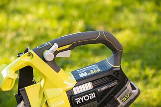ONE + / Воздуходувка-пылесос садовая бесщеточная RYOBI OBV18 (без батареи), фото 3