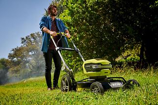 Газонокосилка аккумуляторная RYOBI RY36LMMX51A-140, фото 2