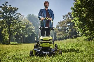 Газонокосилка аккумуляторная RYOBI RY36LMMX51A-140, фото 3