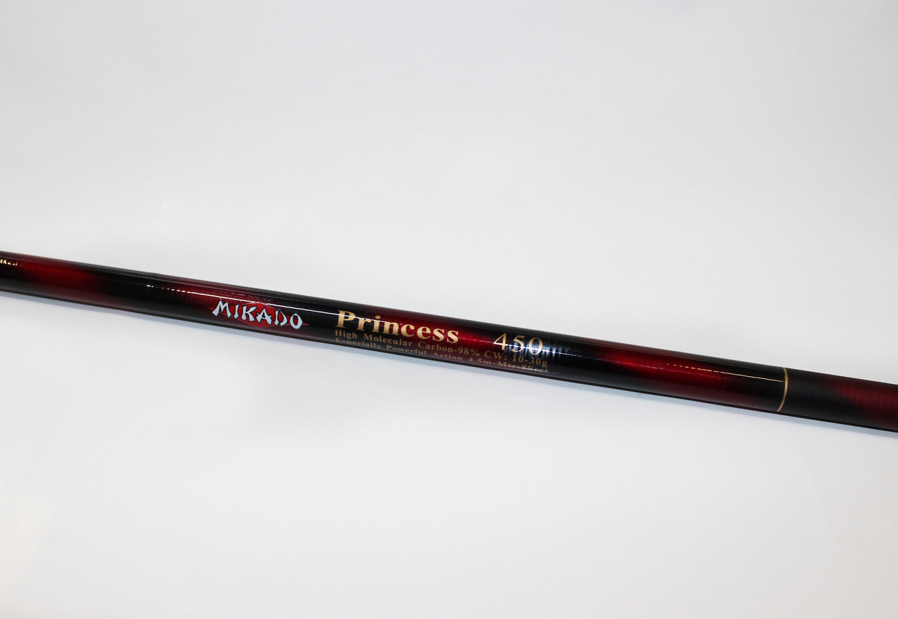 Удилище короткого сложения "MIKADO Princess 450" 4.5м, 10-30гр, без колец - фото 2 - id-p180320692