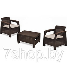 Комплект мебели Keter Corfu Weekend Set коричневый
