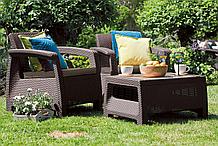 Комплект мебели Keter Corfu Weekend Set коричневый