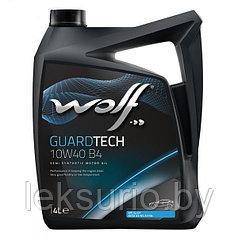 WOLF Guardtech B4 10W-40 4 л VW 505.00/501.01 масло моторное (Бельгия)