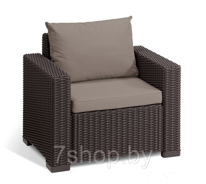 Комплект садовой мебели Modena Set (стол-сундук), коричневый - фото 2 - id-p180320732