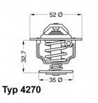 Термостат Wahler 410131.88D